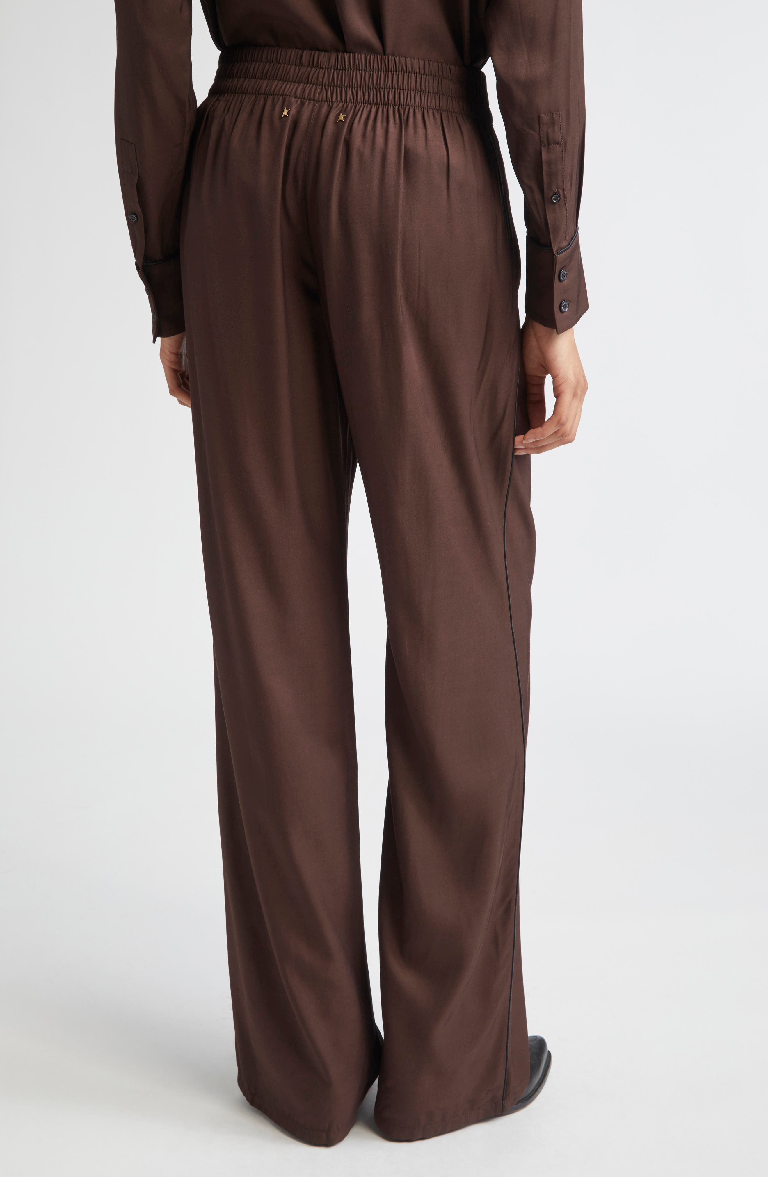 Golden Goose Journey Fluid Track Pants in Coffee Bean at Nordstrom - 3