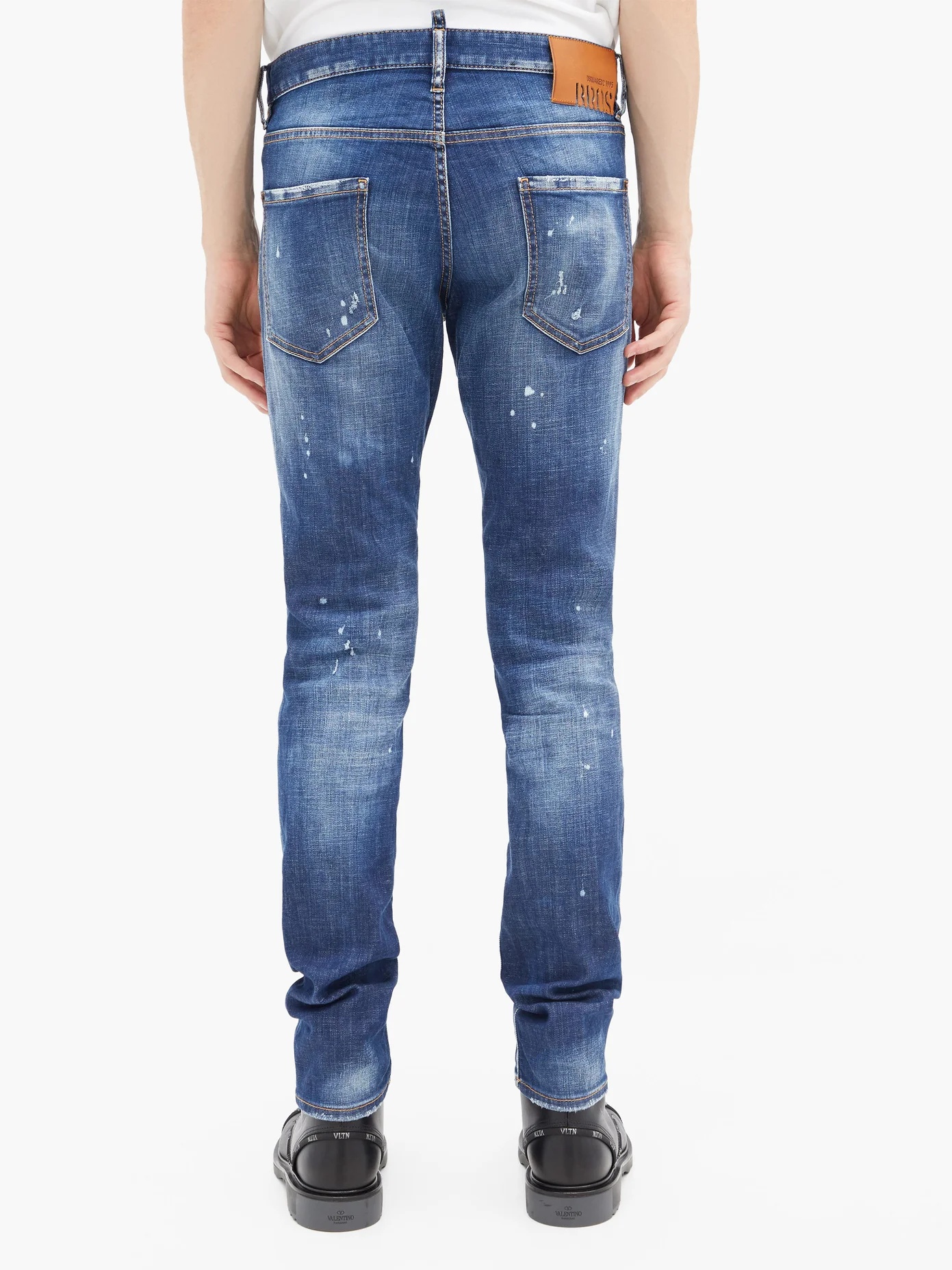 Cool Guy distressed slim-leg jeans - 5