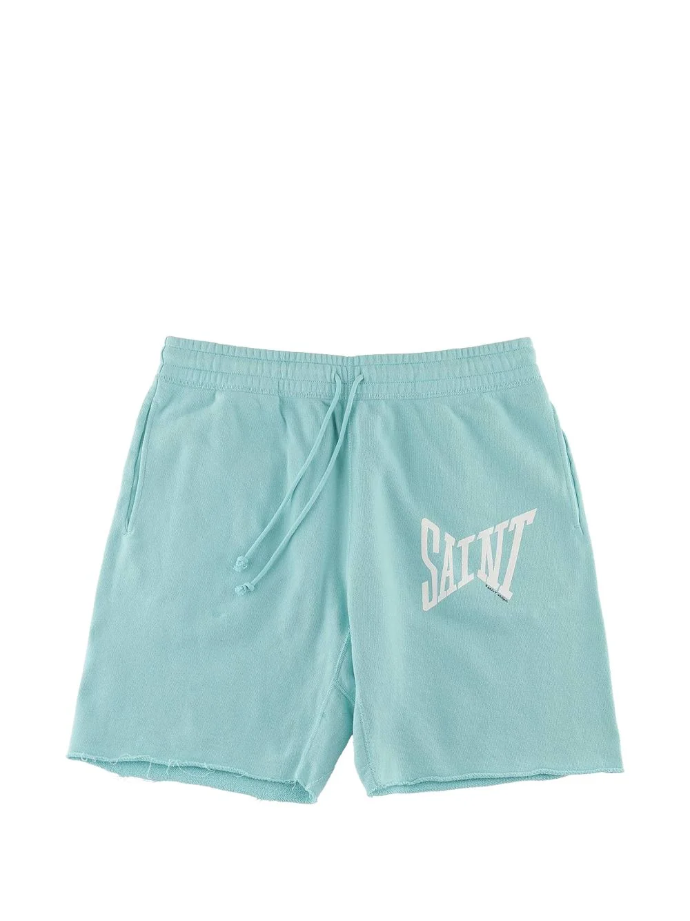 drawstring raw-hem shorts - 1