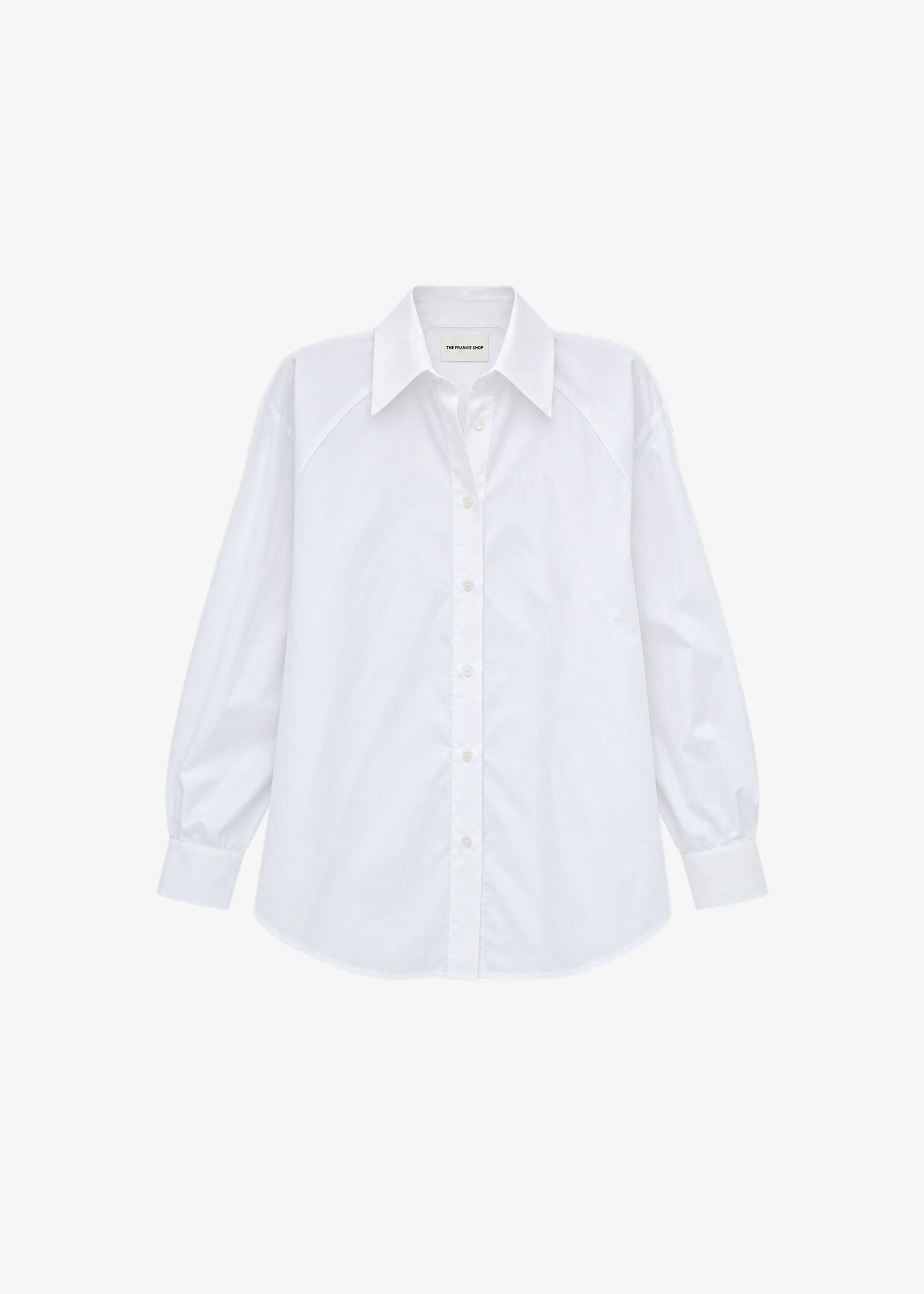 Azzura Padded Shirt - White - 1