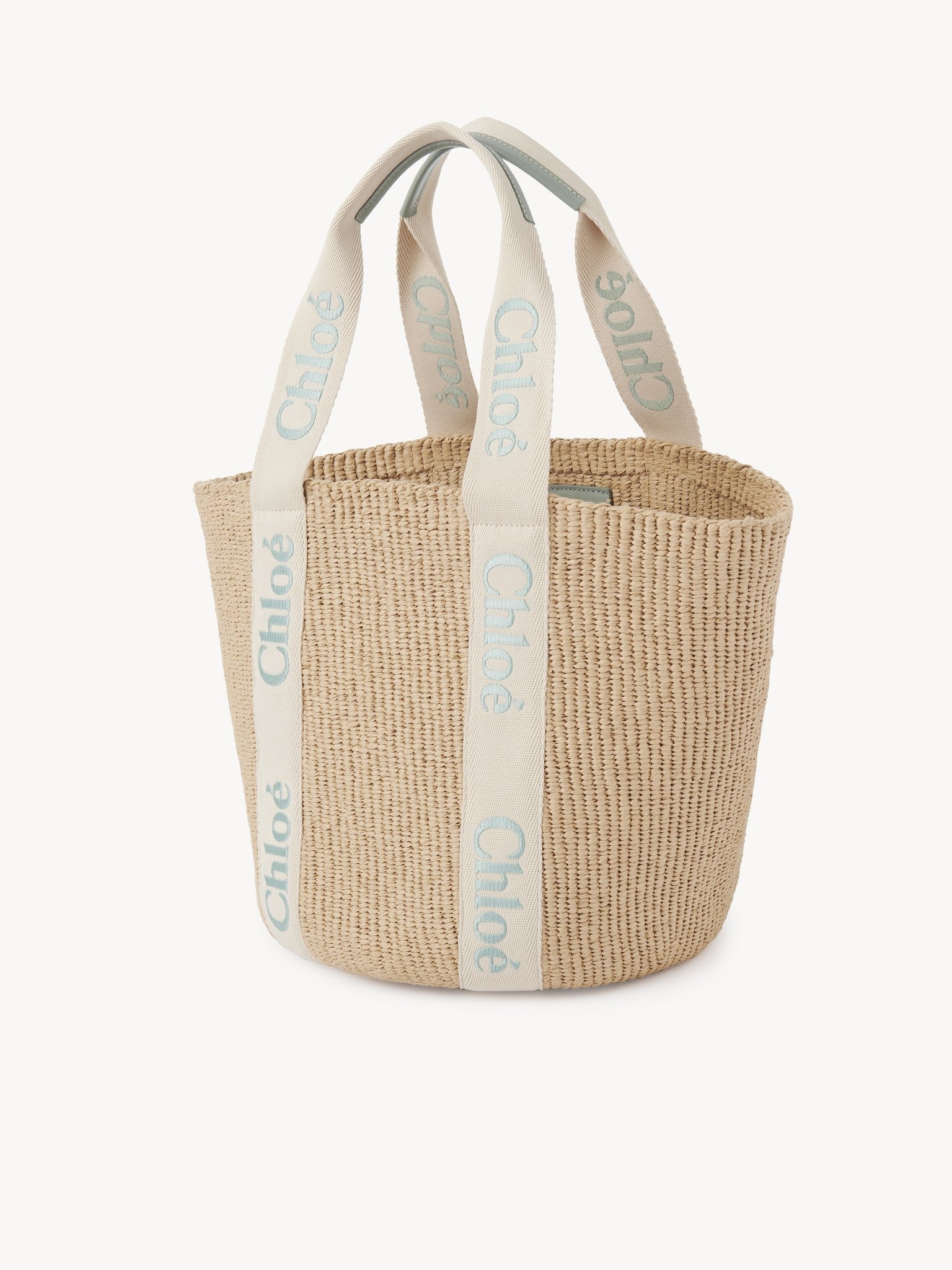 LARGE WOODY BASKET IN NATURAL FIBERS - 3