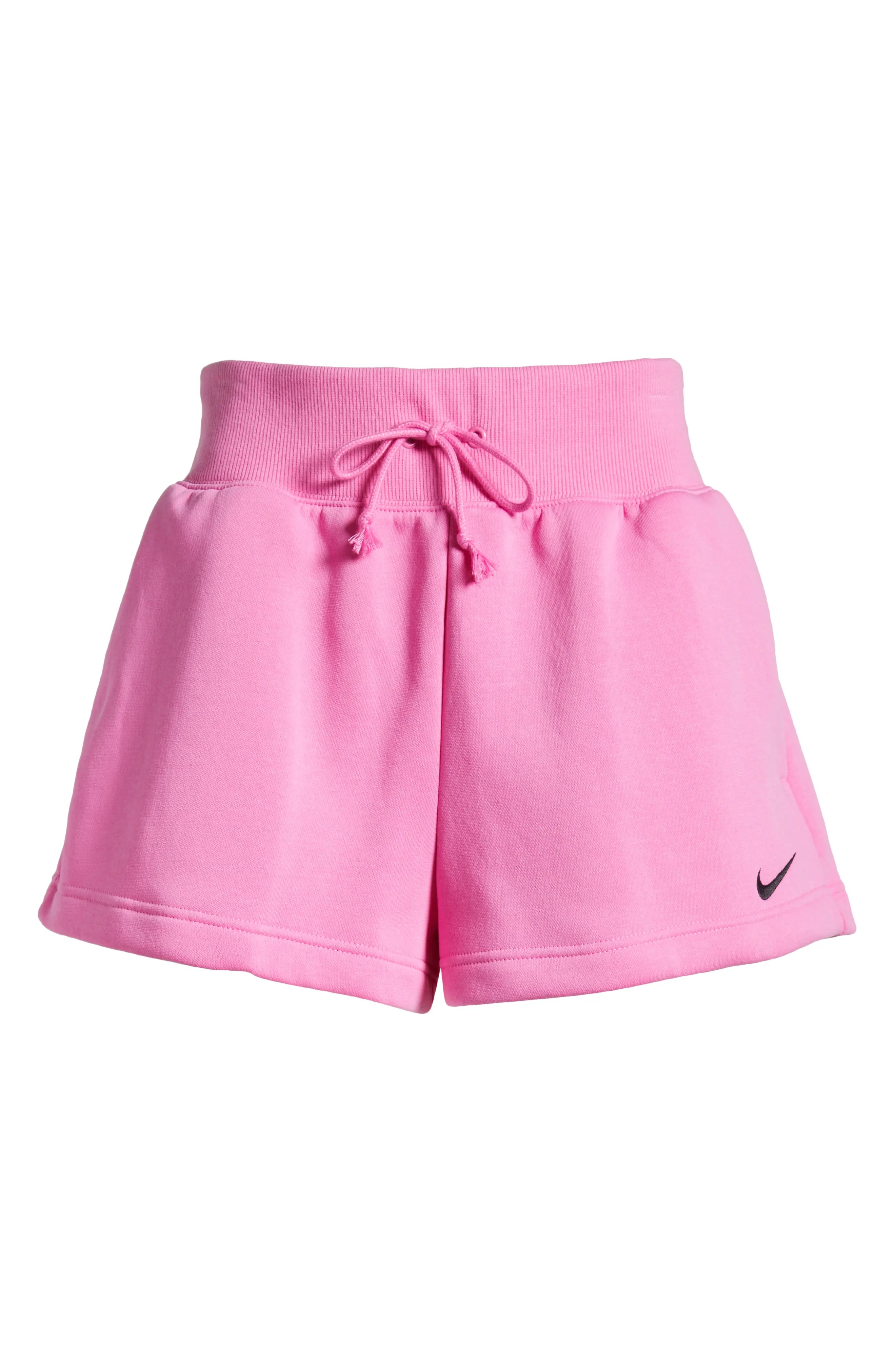 Phoenix Fleece Knit Shorts in Playful Pink/Black - 5