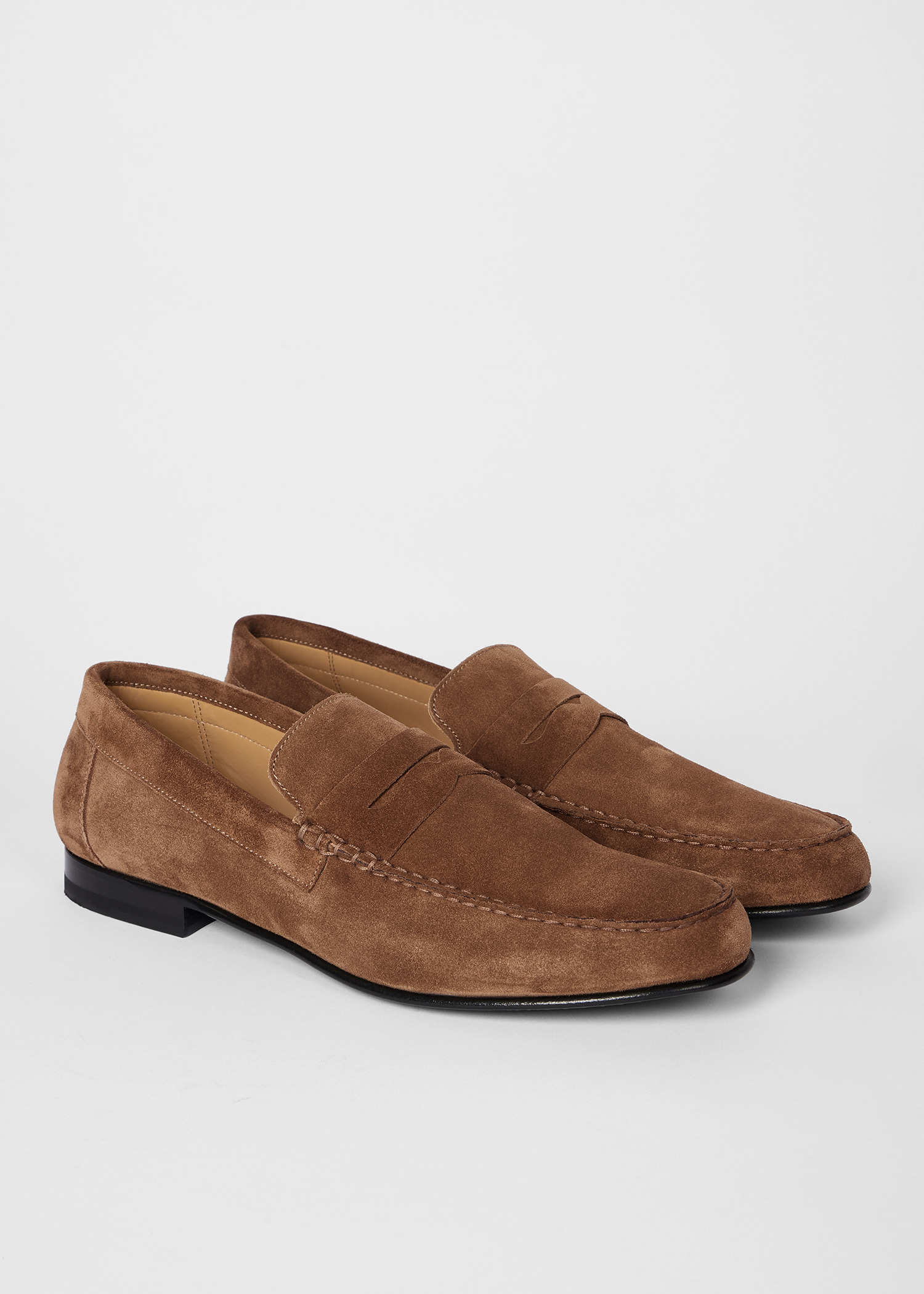 Brown Suede 'Sellers' Loafers - 3
