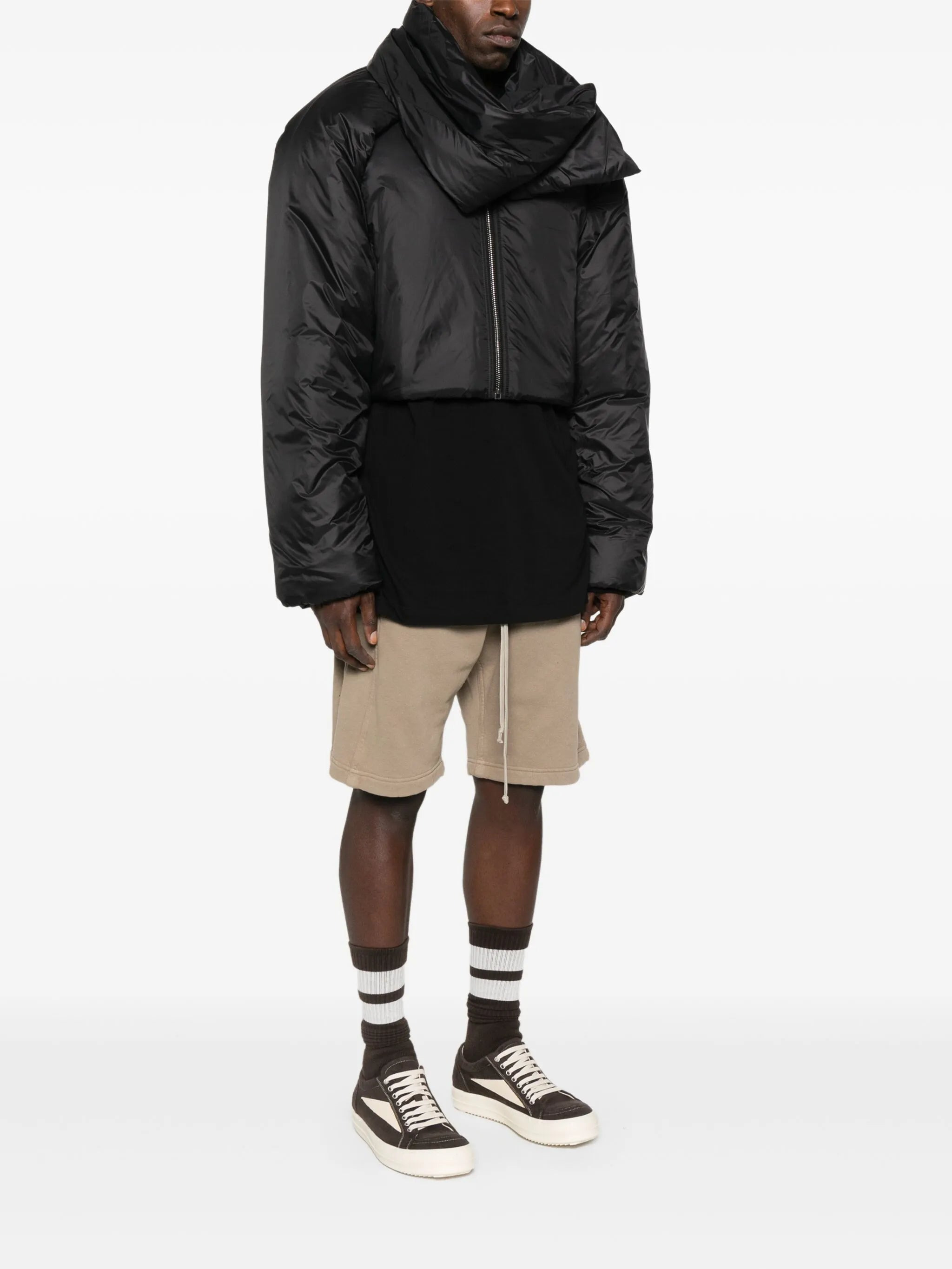 Rick Owens Drkshdw Cropped Padded Jacket - 5
