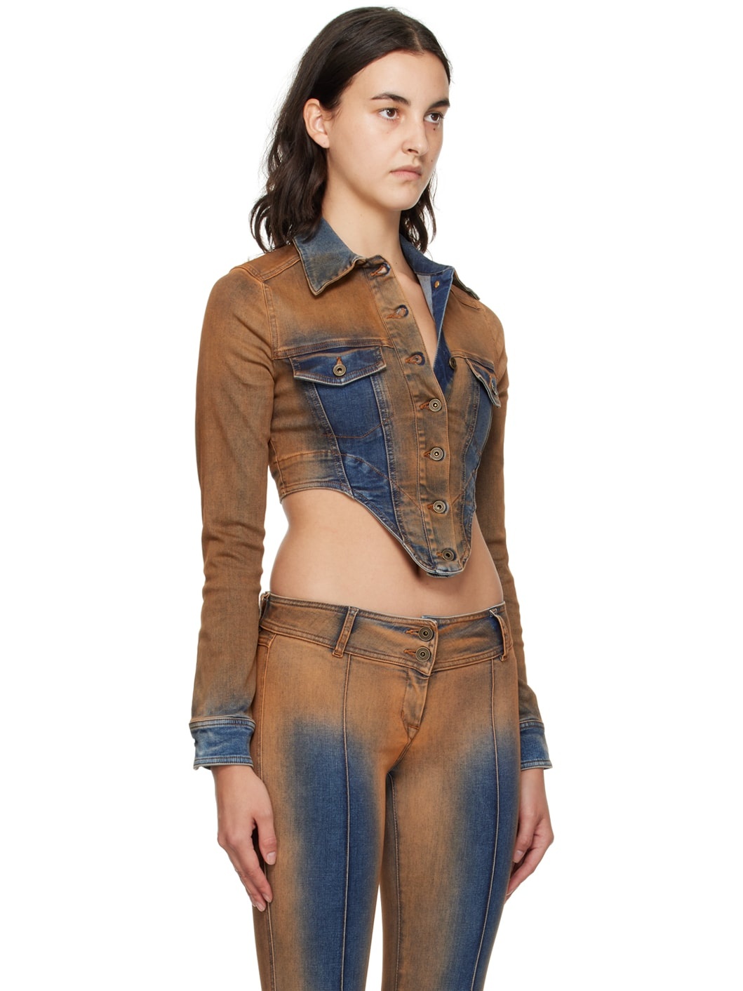 Brown Harley Denim Jacket - 2