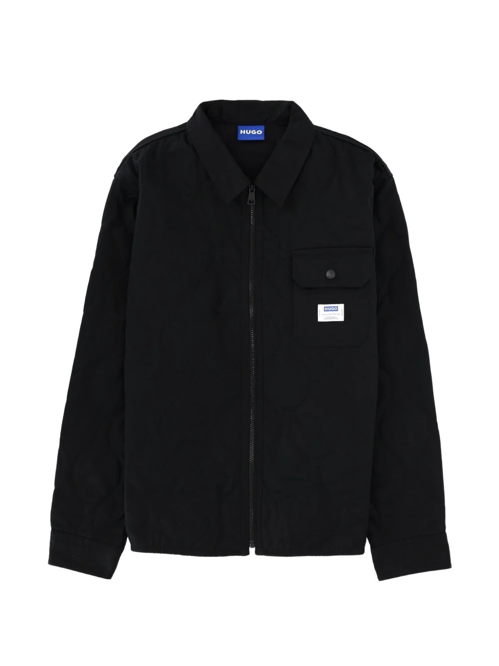 Ebey logo-patch pocket overshirt - 1