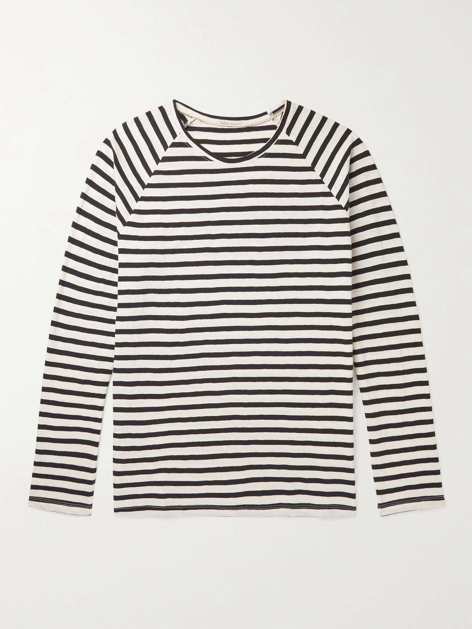 Otto Striped Organic Cotton-Jersey T-Shirt - 1