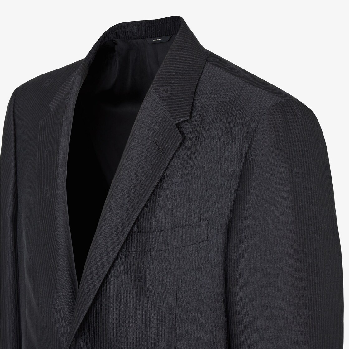 Black cotton blazer - 4