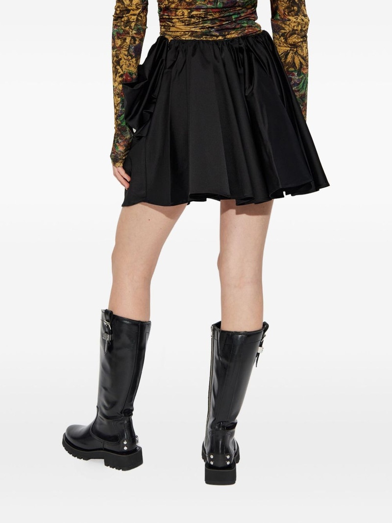 draped mini skirt 3