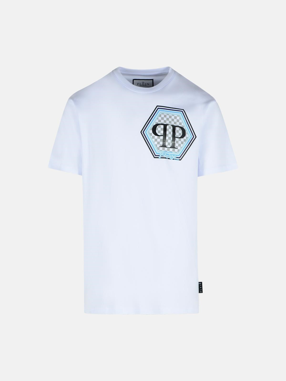 WHITE COTTON T-SHIRT - 1