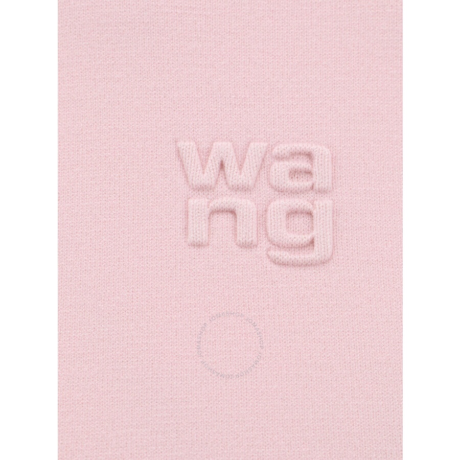 T by Alexander Wang Logo Short Sleeve Mockneck Top - 3