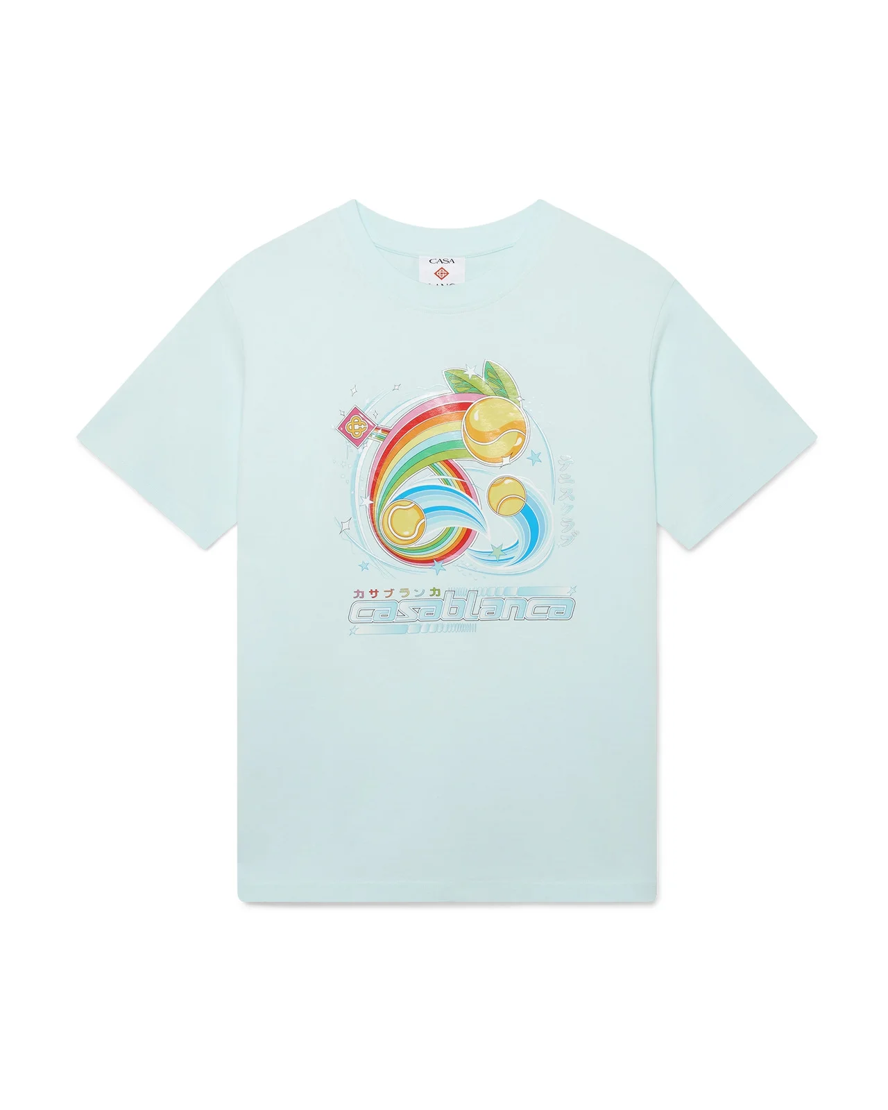 Manga Tennis Ball Short Sleeve T-Shirt | Casablanca Paris - 1