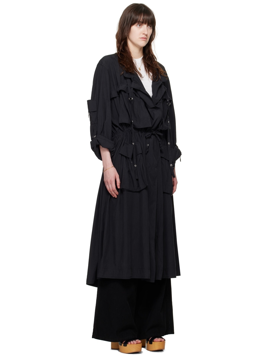 Black Garance Trench Coat - 2