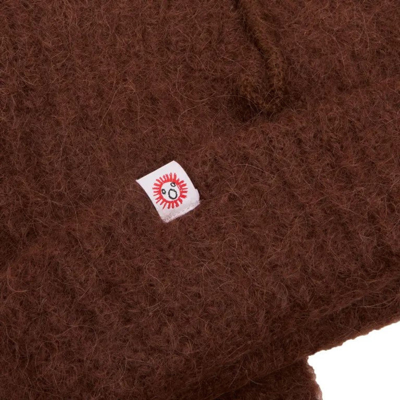 CHARLES JEFFREY LOVERBOY ALPACA CHUNKY RABBIT BEANIE (BROWN) outlook