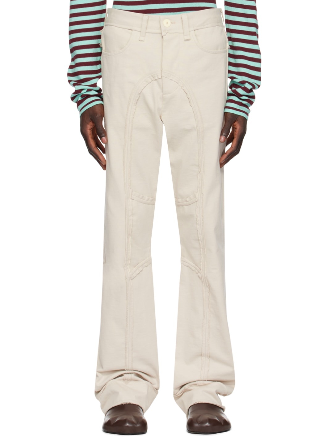 Off-White Raw Edge Jeans - 1