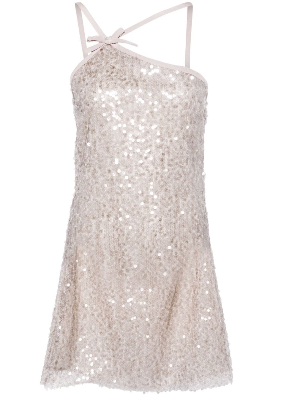 sequin-embellished minidress - 1
