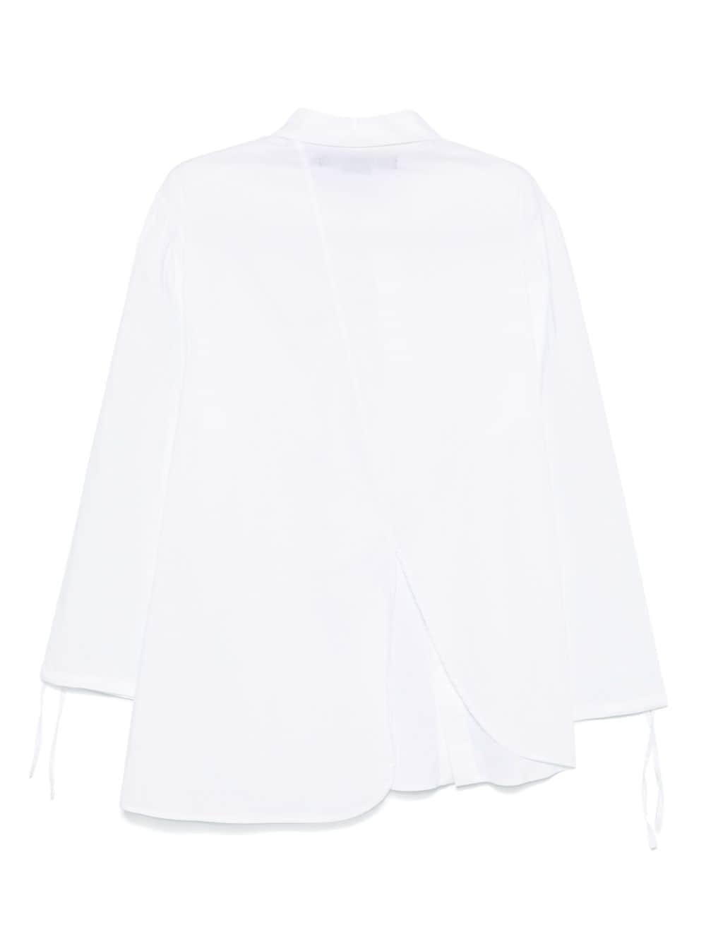 asymmetric-design shirt - 2