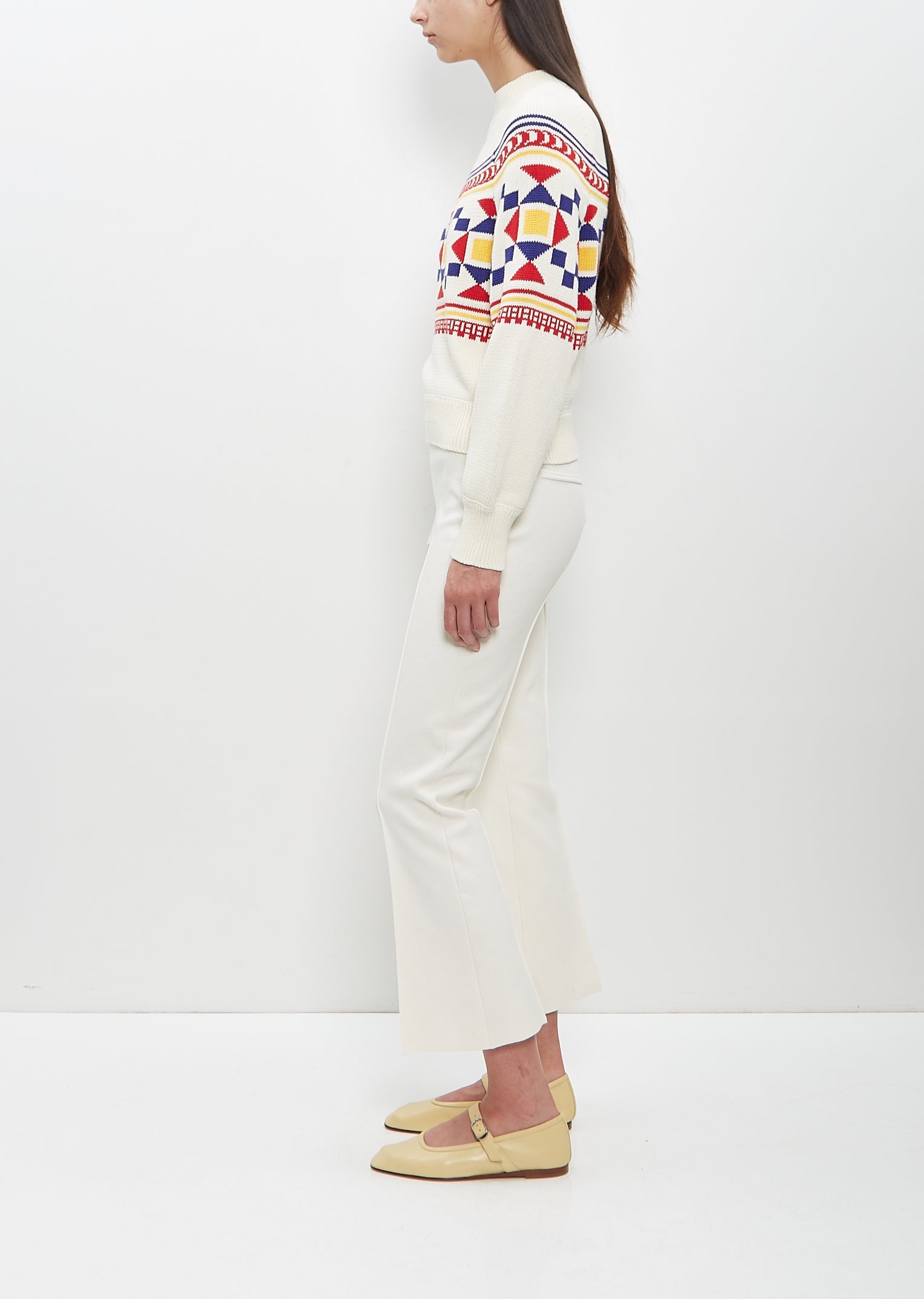 Cotton Lara Fairisle Crewneck - 2