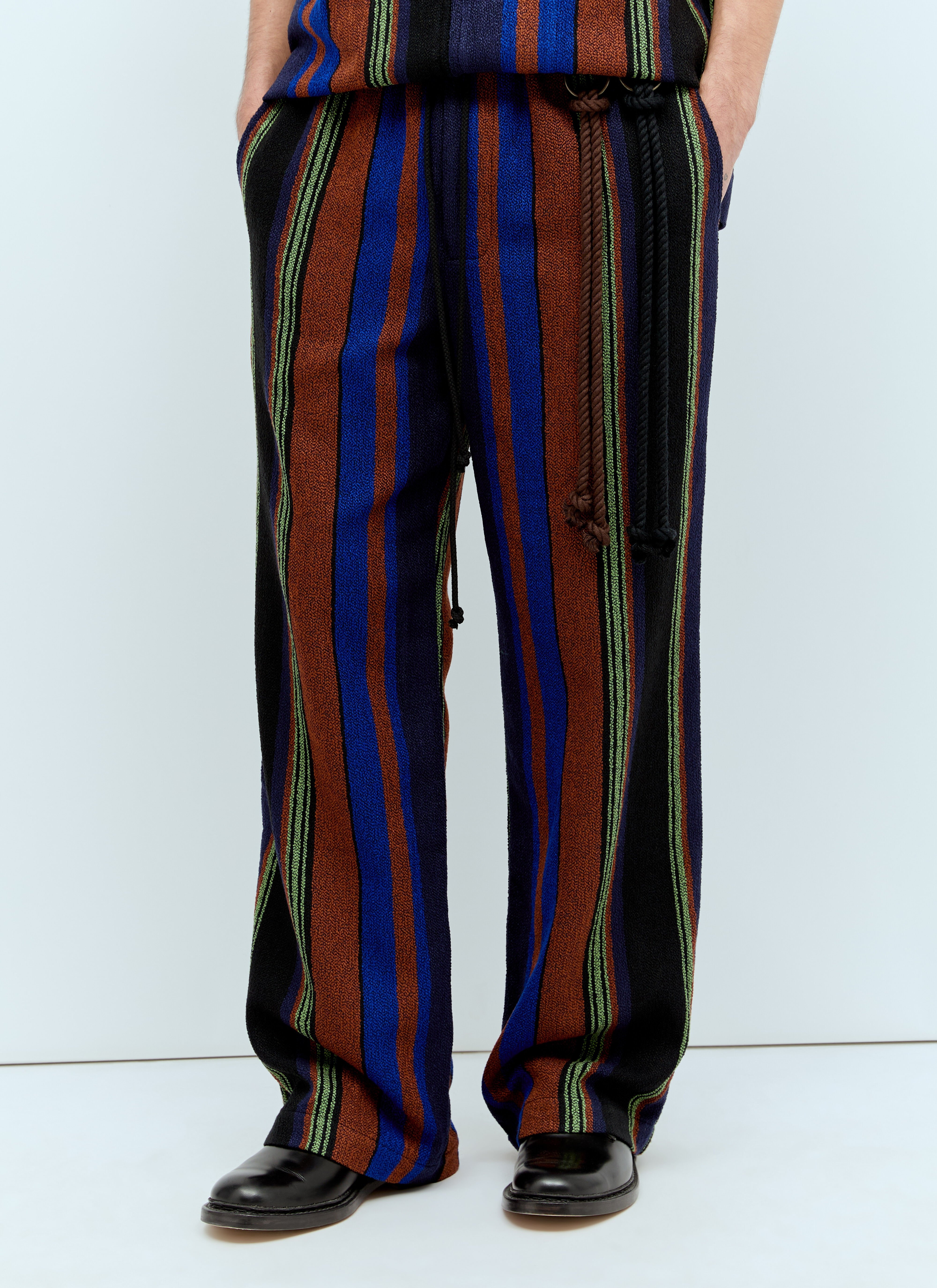 Striped Lounge Pants - 1