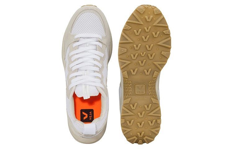 Veja Venturi Suede Lace-Up 'White Pierre Natural' VT0102257 - 4