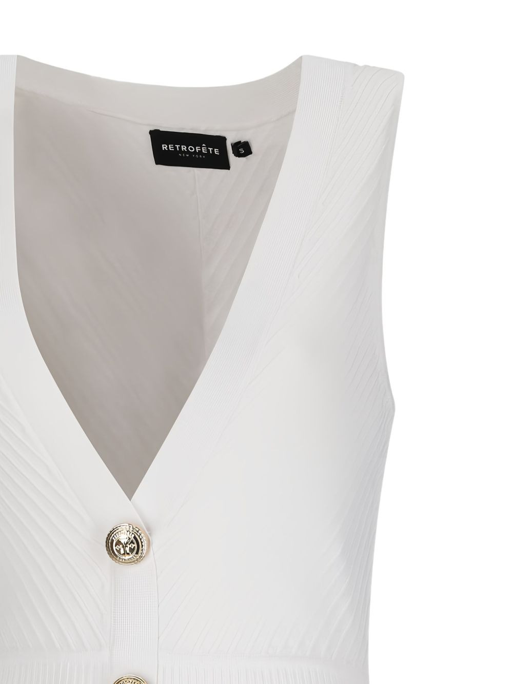 Ellison ribbed button-front dress - 3
