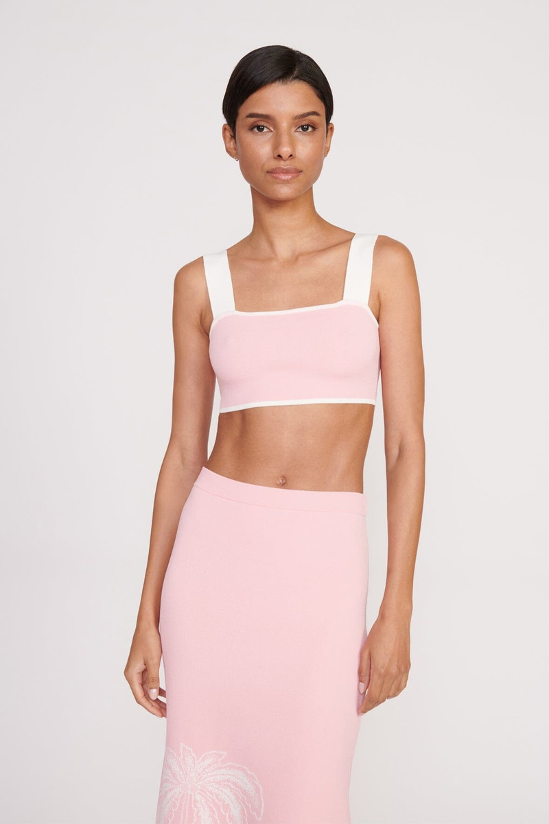 STAUD STAUD ZOLA TOP IVORY CHERRY BLOSSOM TOILE outlook