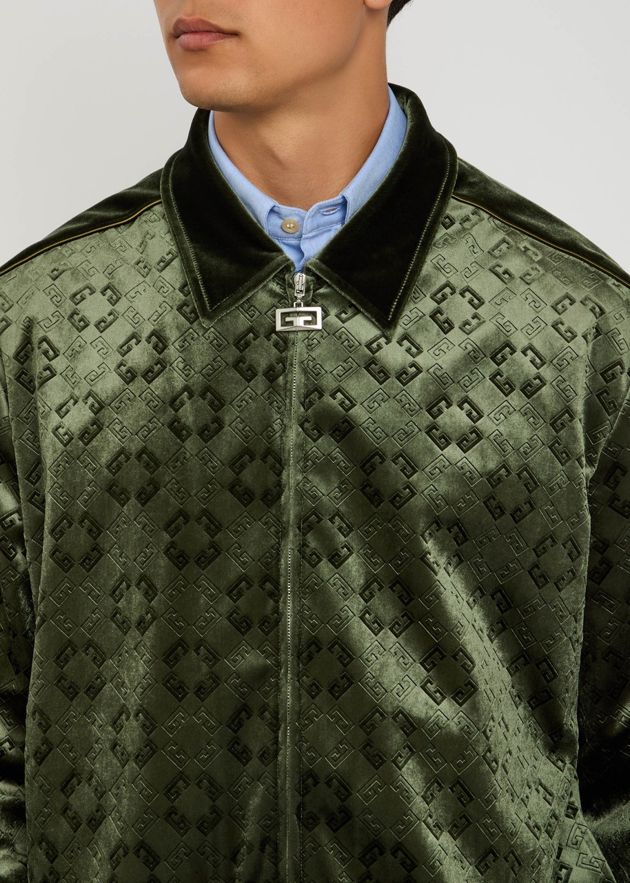 Givenchy Monogram-jacquard Velvet Jacket - 5