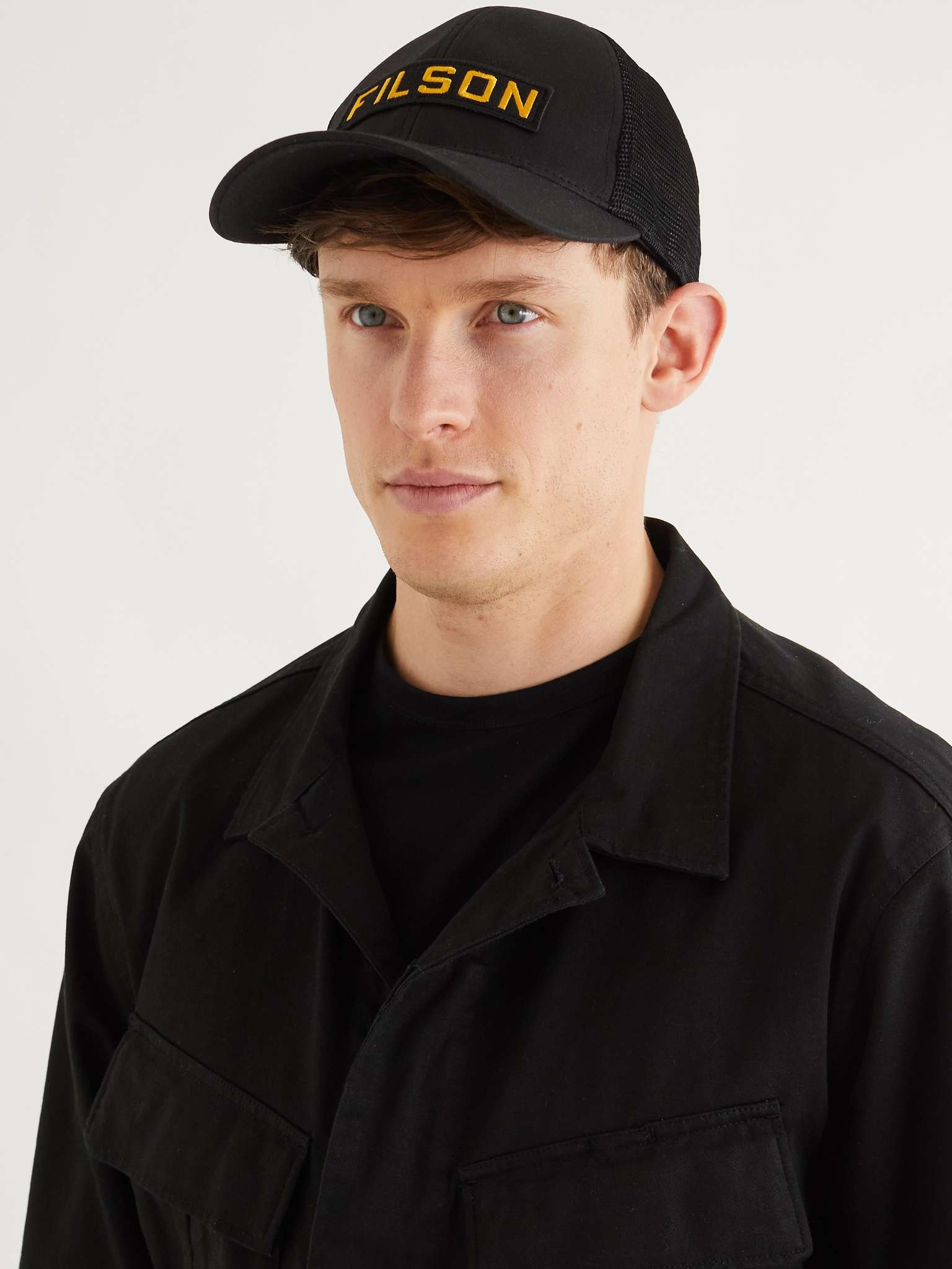 Logo-Appliquéd Mesh-Panelled Cotton-Twill Baseball Cap - 2