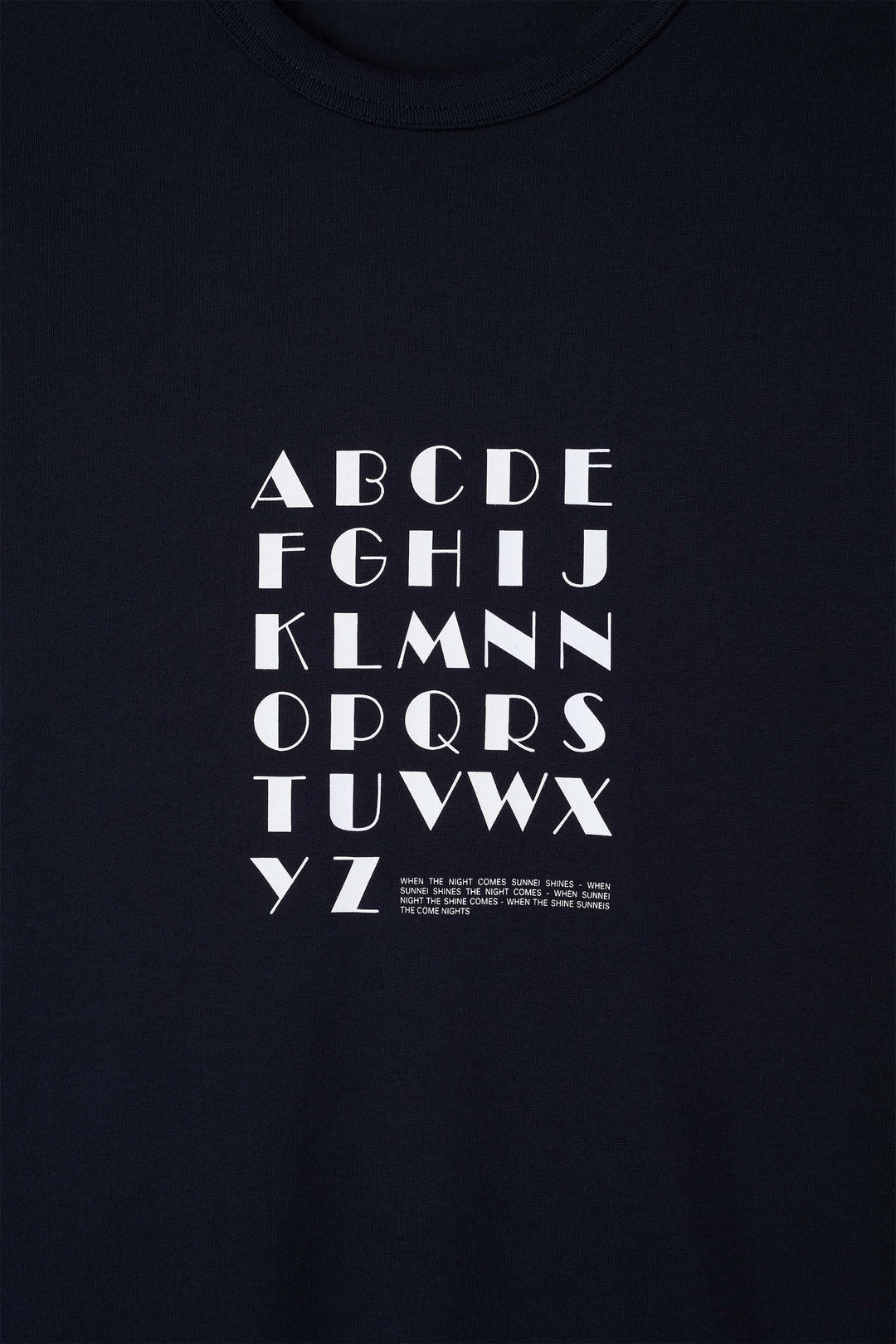 GLOW-IN-THE-DARK CLASSIC T-SHIRT / blue SUNNEI - 6