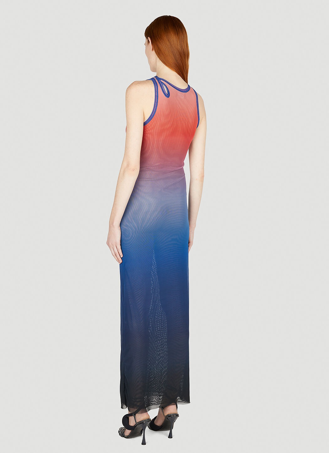 Mesh Tank Maxi Dress - 4