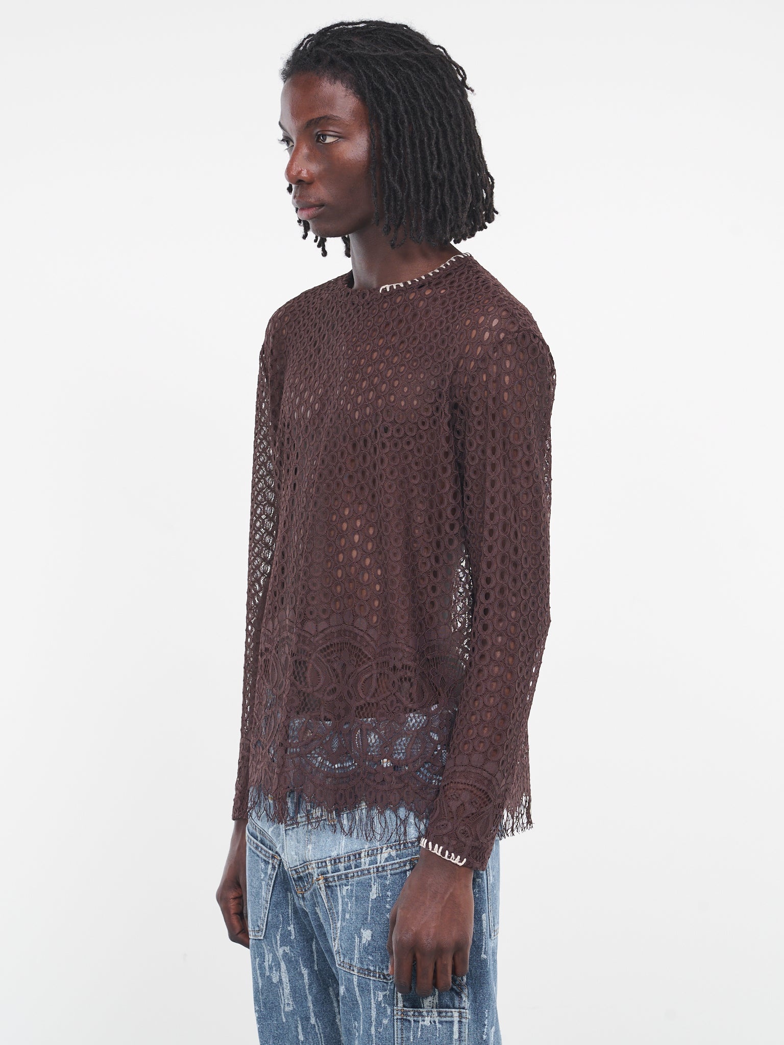 Summer Net Crewneck Sweater - 2