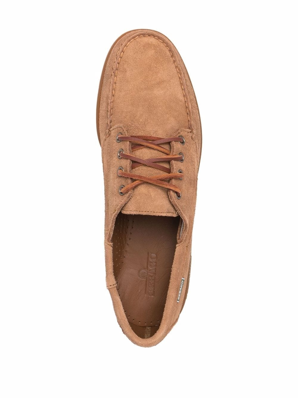 lace-up boat shoes - 4