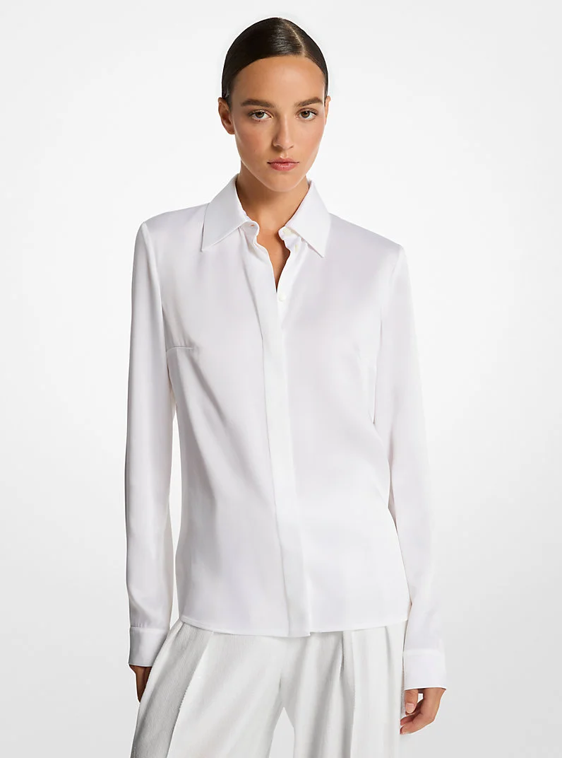 Hansen Charmeuse Shirt - 1