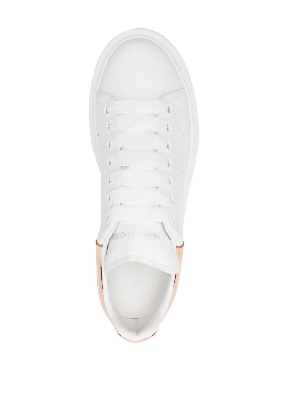 Oversize leather sneaker - 4