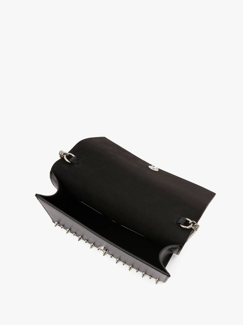 Small Skull Bag in Black - 3