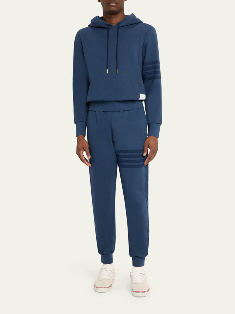 Thom Browne Men's 4-Bar Cotton Hoodie outlook