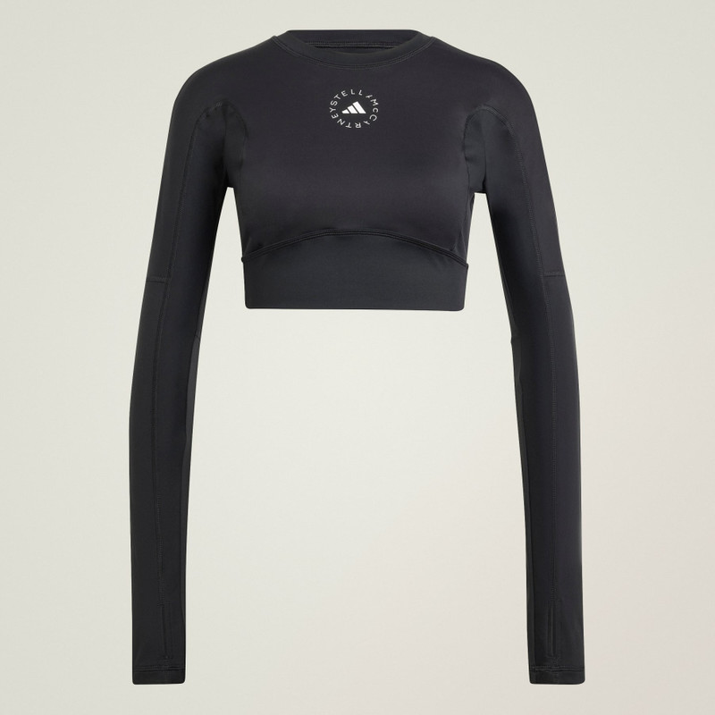 adidas by Stella McCartney TrueStrength Yoga Cropped Long Sleeve Top - 1