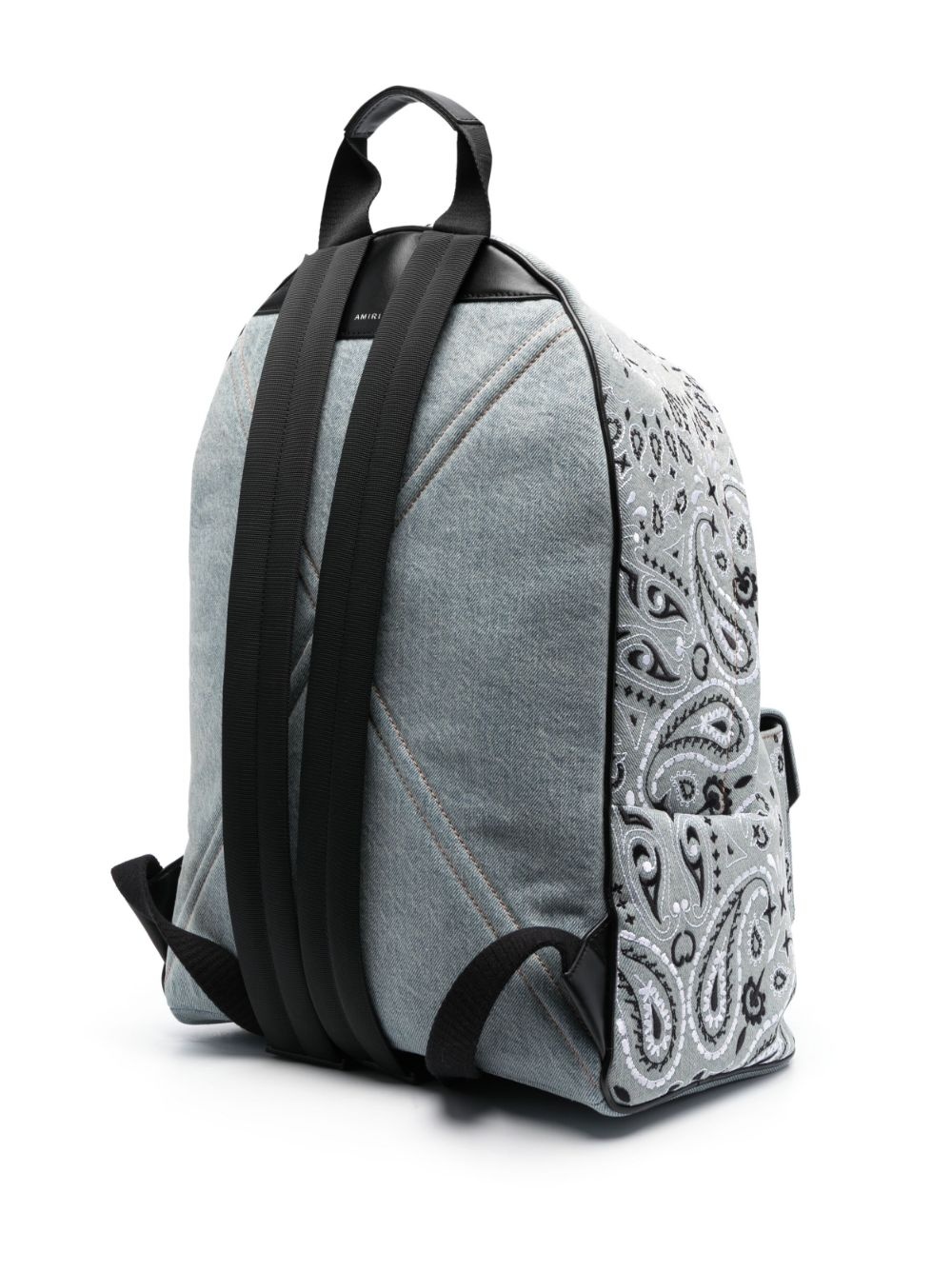 Bandana denim backpack - 3