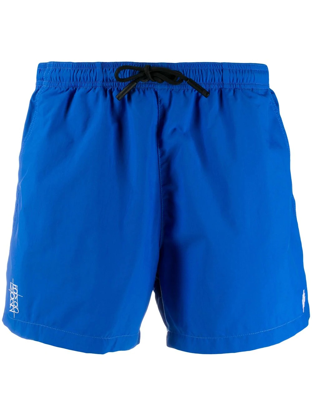 embroidered logo swimming shorts - 1