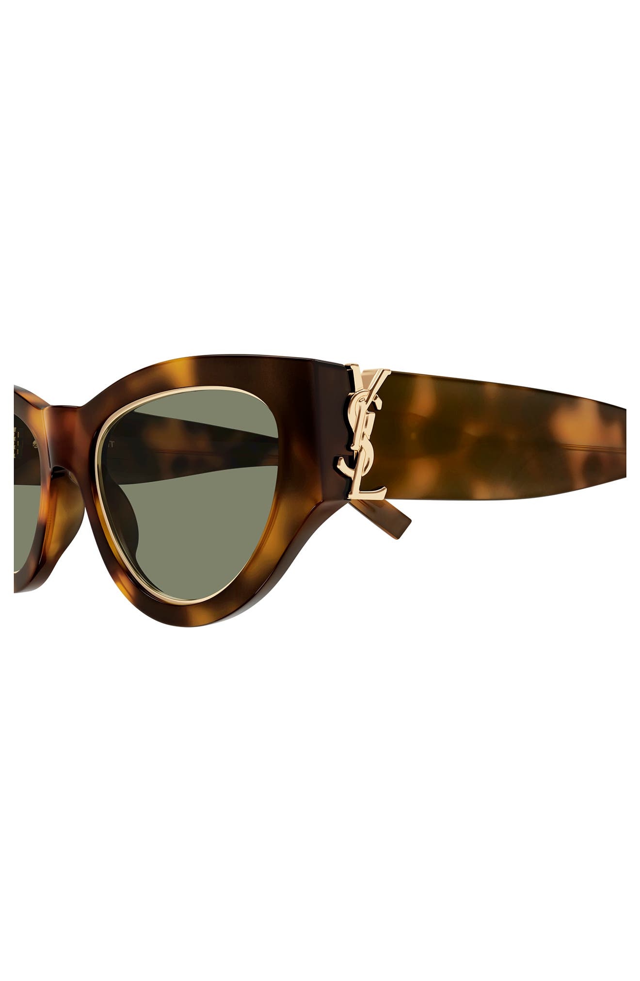 Saint Laurent SL M94 52mm Cat Eye Sunglasses in Havana at Nordstrom - 4