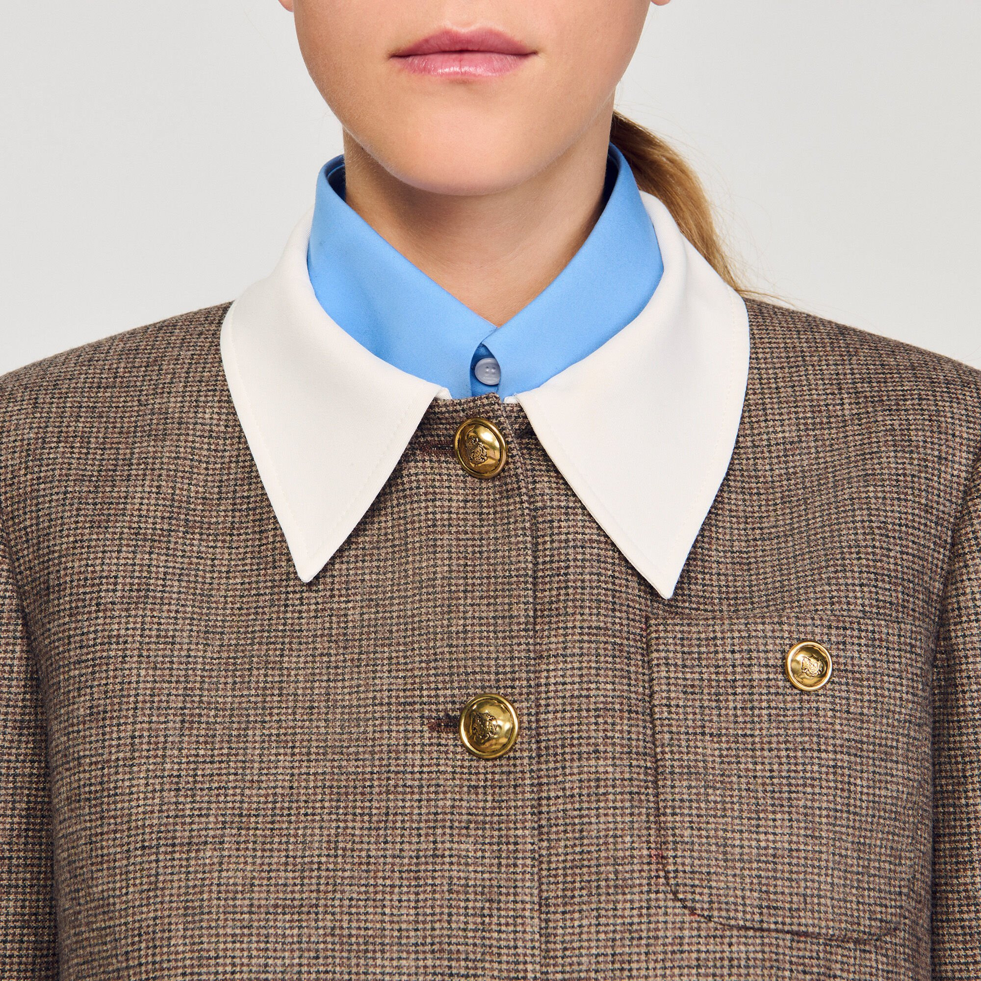 HOUNDSTOOTH SUIT JACKET - 3