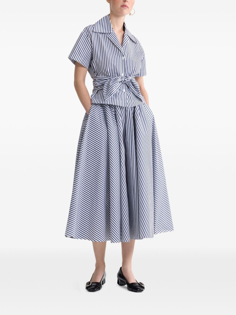 PATOU striped knotted shirt outlook