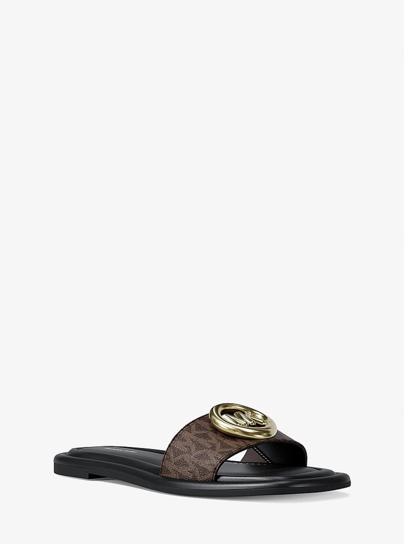 Milan Signature Logo Slide Sandal 1