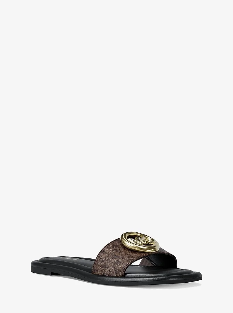 Milan Signature Logo Slide Sandal - 1