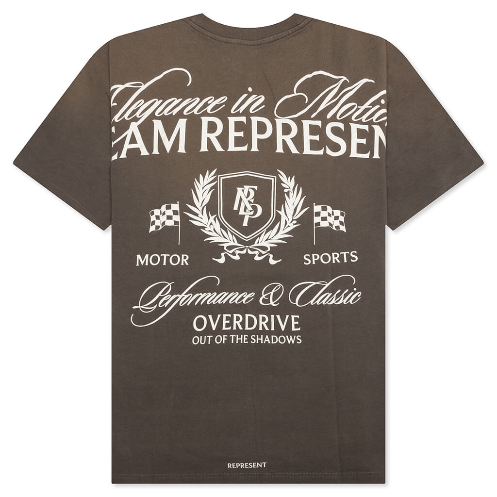 CREST T-SHIRT - DARK TAUPE - 2
