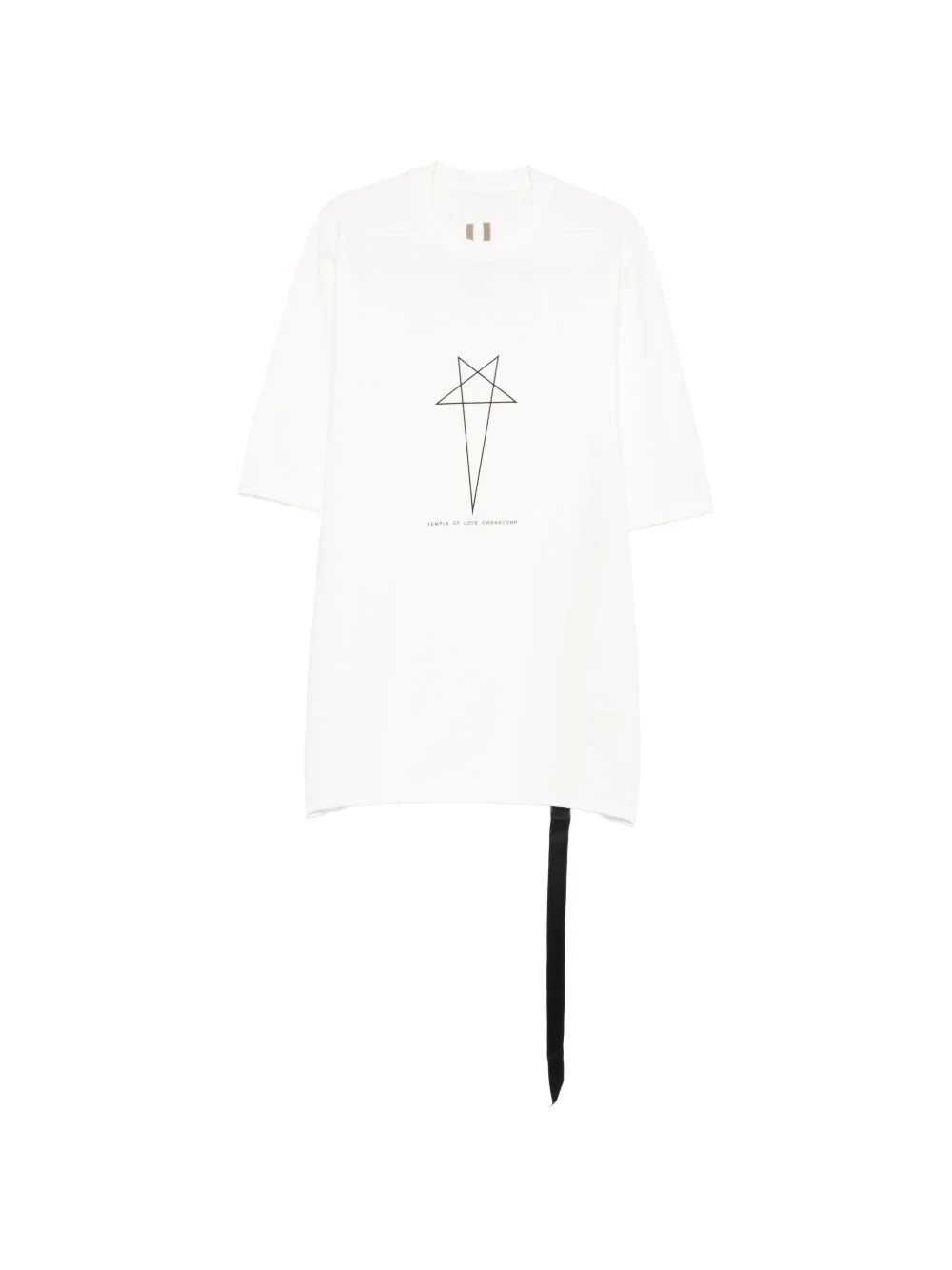 star-graphic ribbon T-shirt - 1