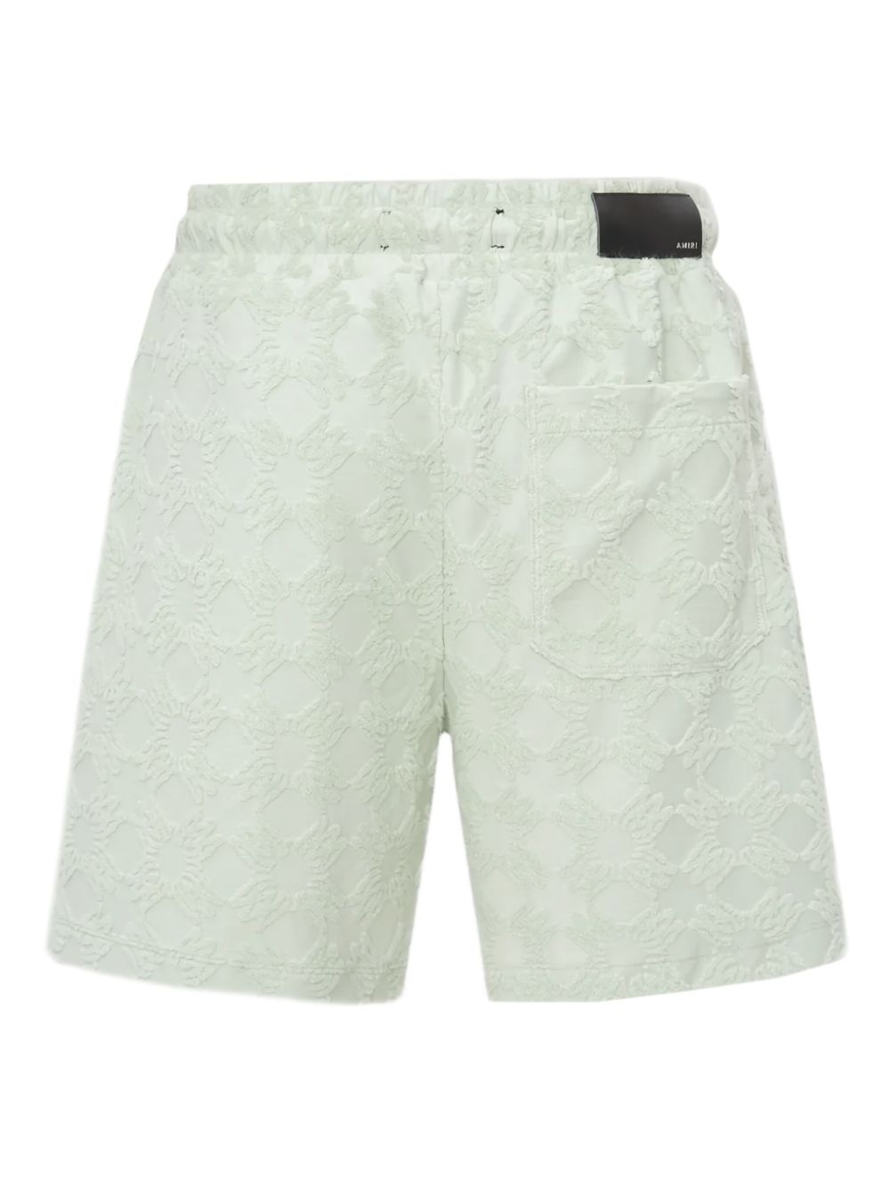debossed pattern shorts - 2