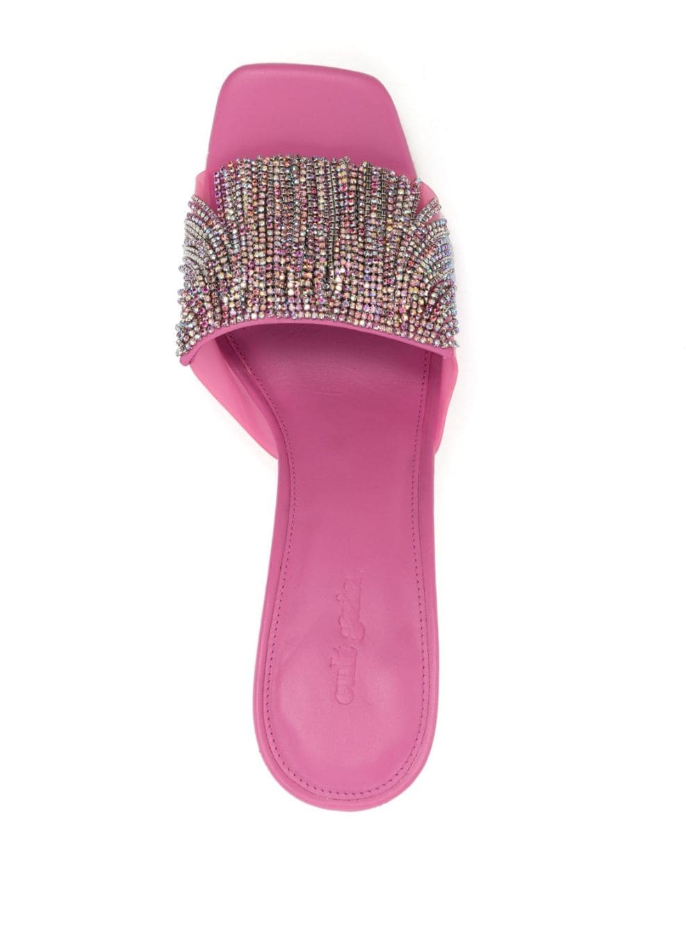 120mm crystal-embellished open-toe mules - 4