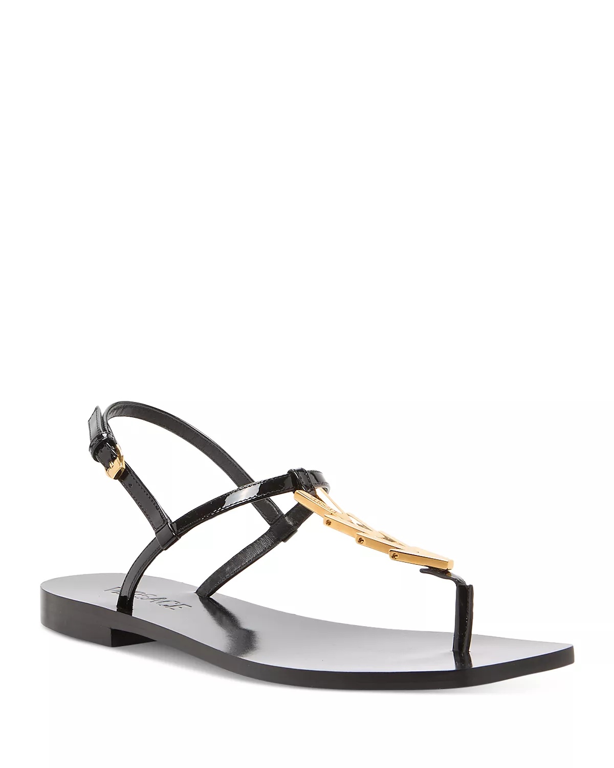 Women's Leather T Strap Sandals - 1