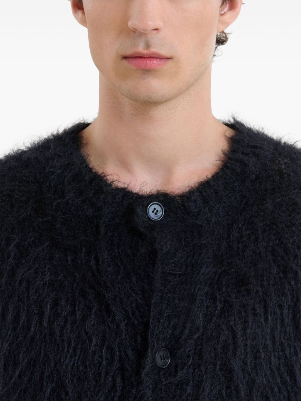brushed cardigan - 5
